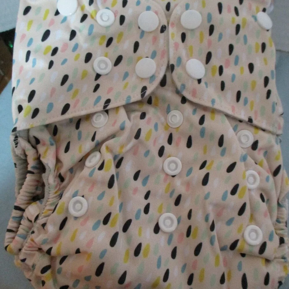 Simple Being 6 Diapers  Liners 1 Wetbag New Unisex Adjustable Size S M L Reusabl